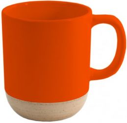 Чашка керамическая, матовая с дном песочного цвета VIOLINA, 400 мл