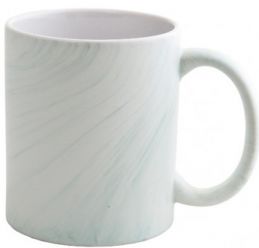 Чашка керамическая матовая с паттерном под мрамор AURORA