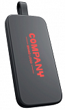 Повербанк з червоною підсвіткою 10000 mAh с логотипом
