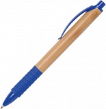 Ручка шариковая "Bamboo Rubber" с логотипом