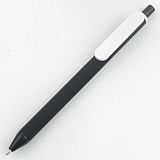 Ручка пластикова з покриттям soft-touch с логотипом