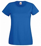 Футболка Fruit of the Loom "Lady-Fit Valueweight-T" женская с логотипом