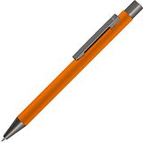 Ручка кулькова «STRAIGHT GUM» soft-touch с логотипом