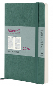 Ежедневники 2026 Axent  Soft Skin