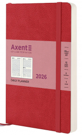 Ежедневники 2026 Axent  Soft Skin