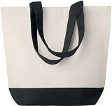 Сумка из хлопка с цветным дном и ручками "KLEUREN BAG" с логотипом