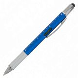 Ручка багатофункціональна MULTI-TOOL  5 в 1 із стилусом с логотипом