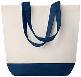 Сумка из хлопка с цветным дном и ручками "KLEUREN BAG" с логотипом