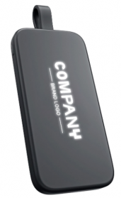 Повербанк з білою підсвіткою 10000 mAh
