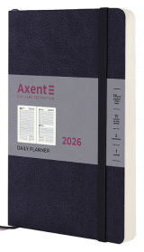 Ежедневники 2026 Axent  Soft Skin