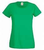 Футболка Fruit of the Loom "Lady-Fit Valueweight-T" женская с логотипом