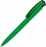  Ручка пластикова UMA soft-touch, трьохгранна с логотипом