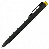 Ручка з софт-тач покриттям та кольоровими елементами с логотипом