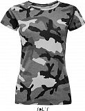 Женская футболка SOL'S CAMO WOMEN с логотипом