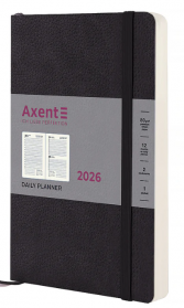 Ежедневники 2026 Axent  Soft Skin