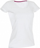 Футболка STEDMAN CLAIRE (V-NECK) женская с логотипом